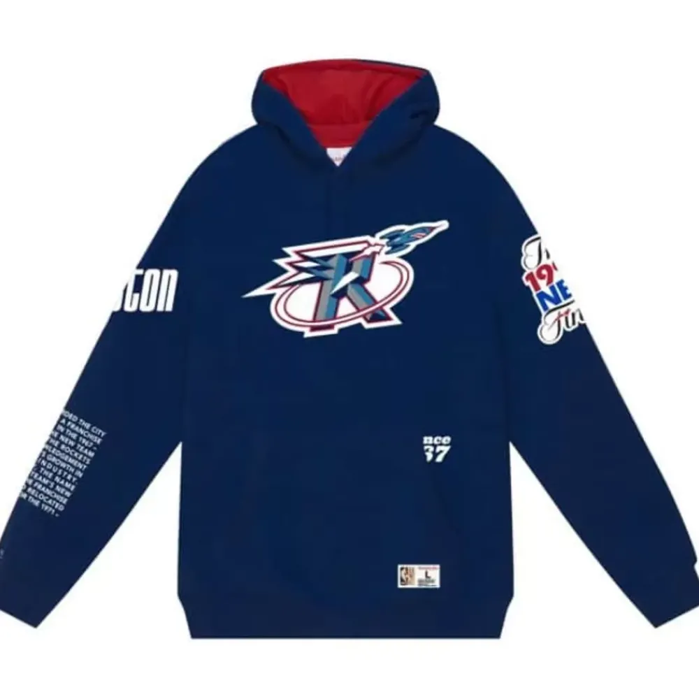 Apparel Mitchell & Ness Hoodies & Sweatshirts-Team Origins Fleece Hoody Houston Rockets