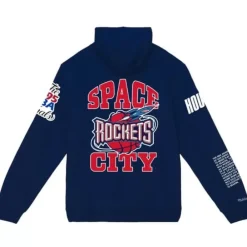 Apparel Mitchell & Ness Hoodies & Sweatshirts-Team Origins Fleece Hoody Houston Rockets