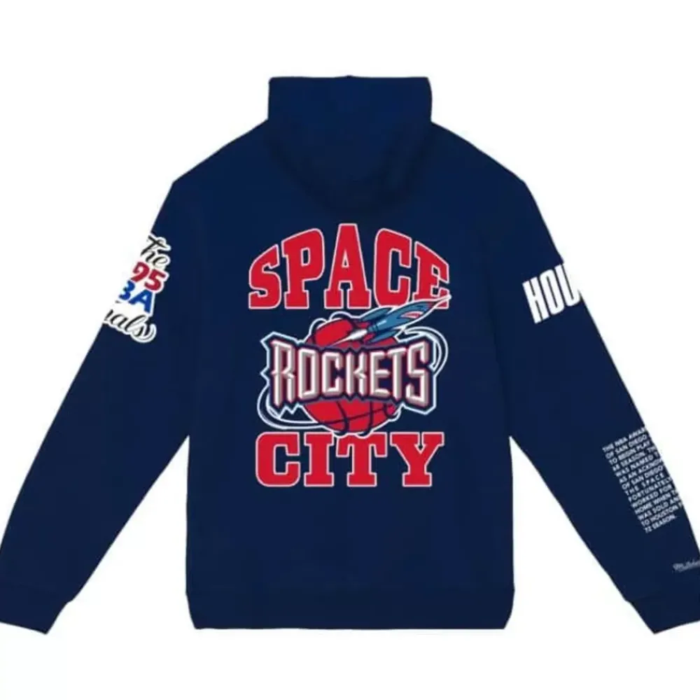 Apparel Mitchell & Ness Hoodies & Sweatshirts-Team Origins Fleece Hoody Houston Rockets