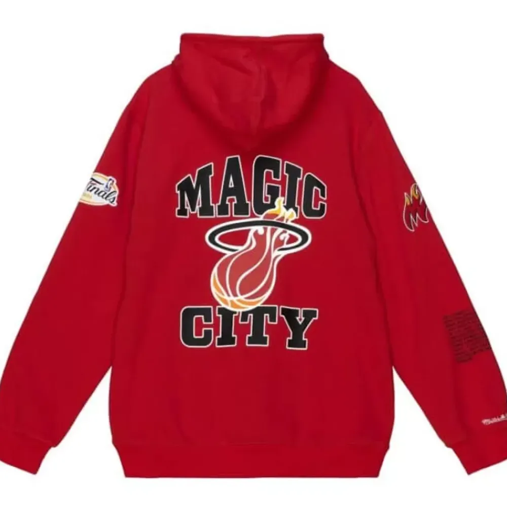 Apparel Mitchell & Ness Hoodies & Sweatshirts-Team Origins Fleece Hoody Miami Heat
