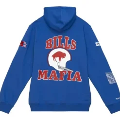 Apparel Mitchell & Ness Hoodies & Sweatshirts-Team Origins Fleece Hoody Buffalo Bills