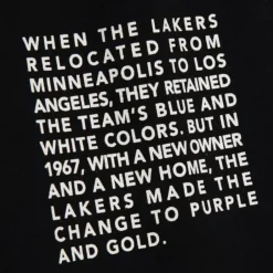 Apparel Mitchell & Ness Hoodies & Sweatshirts-Team Origins Fleece Hoody Los Angeles Lakers