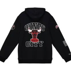 Apparel Mitchell & Ness Hoodies & Sweatshirts-Team Origins Fleece Hoody Chicago Bulls