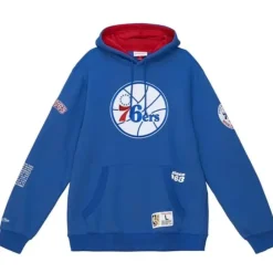 Apparel Mitchell & Ness Hoodies & Sweatshirts-Team Origins Fleece Hoody Philadelphia 76Ers