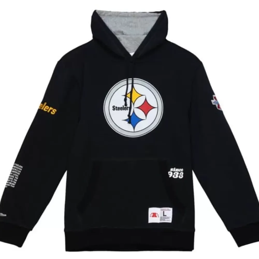 Apparel Mitchell & Ness Hoodies & Sweatshirts-Team Origins Fleece Hoody Pittsburgh Steelers