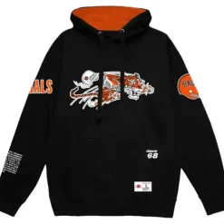 Apparel Mitchell & Ness Hoodies & Sweatshirts-Team Origins Fleece Hoody Cincinnati Bengals