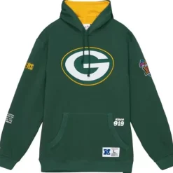 Apparel Mitchell & Ness Hoodies & Sweatshirts-Team Origins Fleece Hoody Green Bay Packers