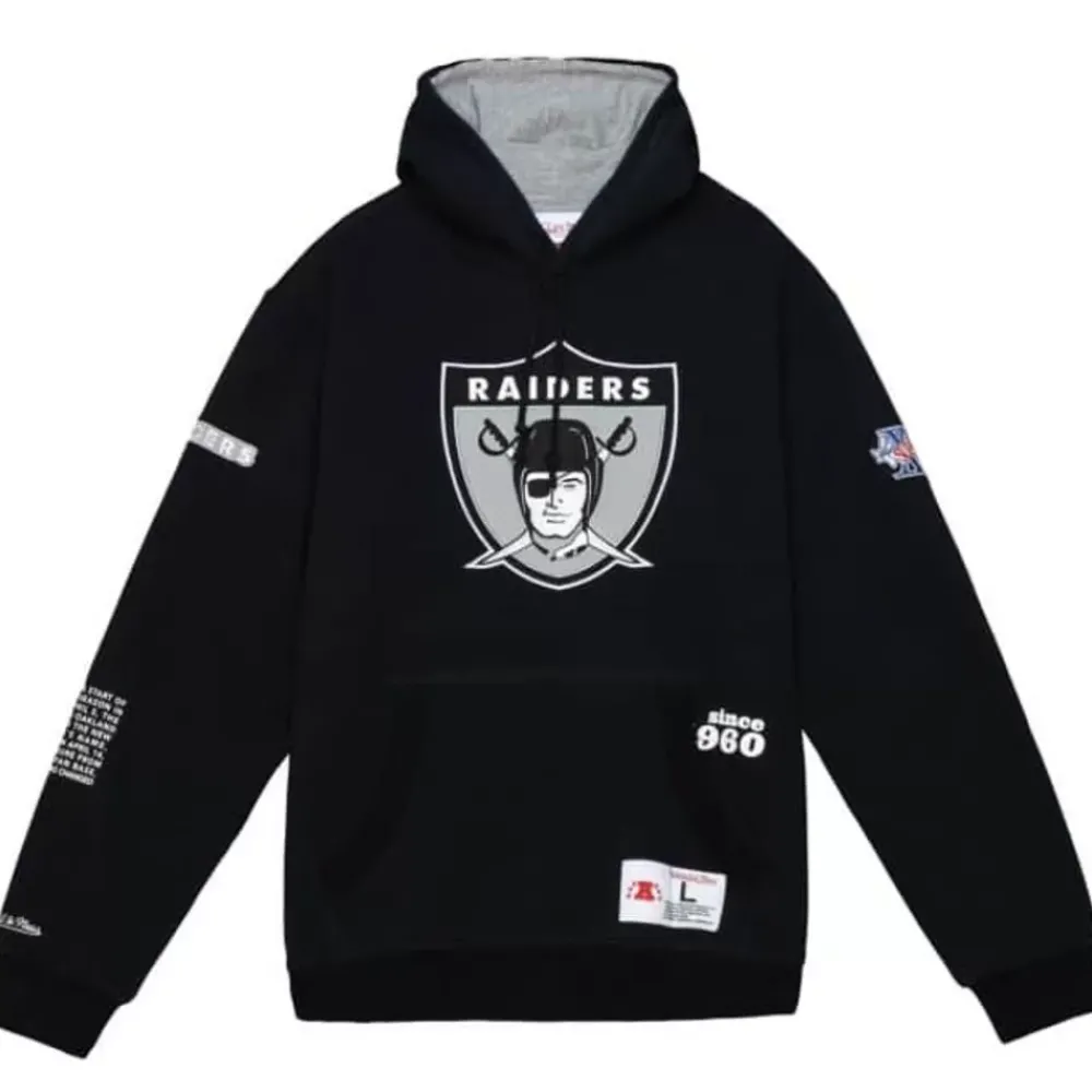 Apparel Mitchell & Ness Hoodies & Sweatshirts-Team Origins Fleece Hoody Oakland Raiders