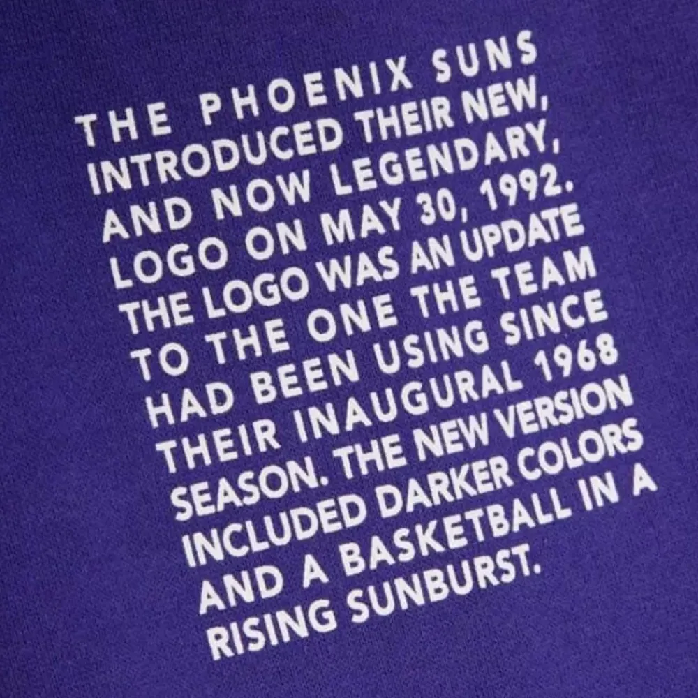 Apparel Mitchell & Ness Hoodies & Sweatshirts-Team Origins Fleece Hoody Phoenix Suns
