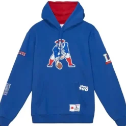 Apparel Mitchell & Ness Hoodies & Sweatshirts-Team Origins Fleece Hoody New England Patriots