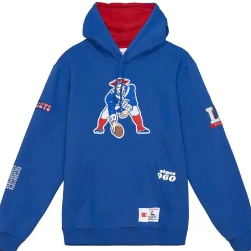 Apparel Mitchell & Ness Hoodies & Sweatshirts-Team Origins Fleece Hoody New England Patriots