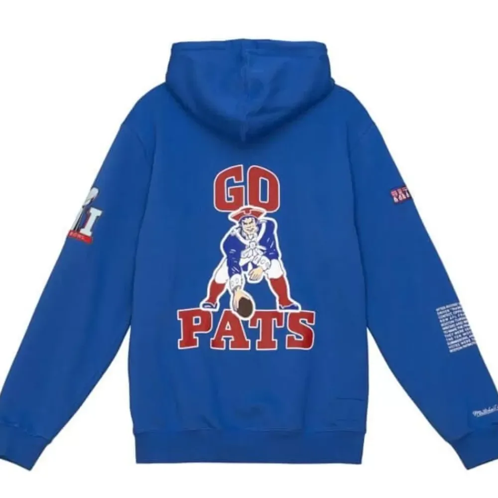 Apparel Mitchell & Ness Hoodies & Sweatshirts-Team Origins Fleece Hoody New England Patriots