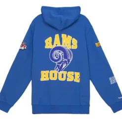 Apparel Mitchell & Ness Hoodies & Sweatshirts-Team Origins Fleece Hoody Los Angeles Rams