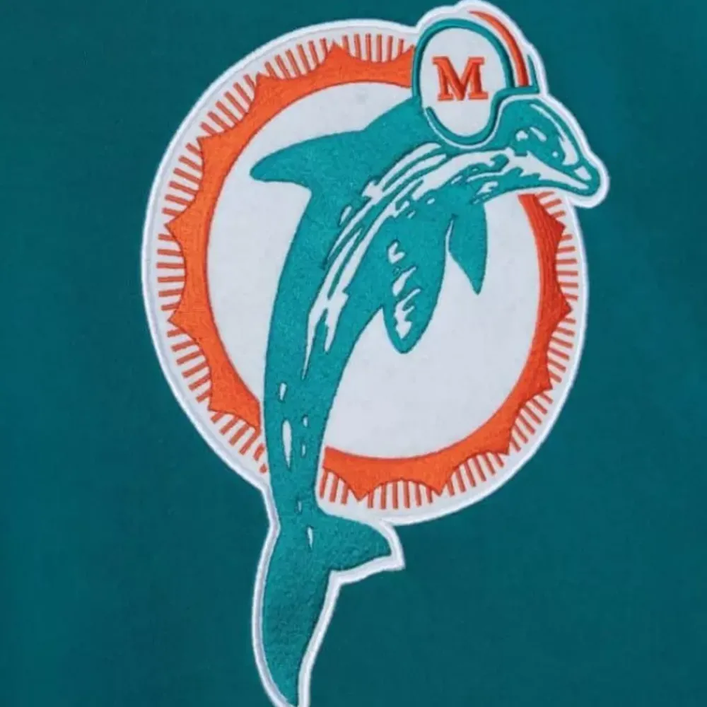 Apparel Mitchell & Ness Hoodies & Sweatshirts-Team Origins Fleece Hoody Miami Dolphins