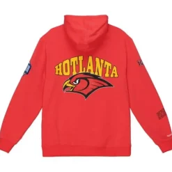 Apparel Mitchell & Ness Hoodies & Sweatshirts-Team Origins Fleece Hoody Atlanta Hawks