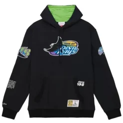Apparel Mitchell & Ness Hoodies & Sweatshirts-Team Origins Fleece Hoody Tampa Bay Rays