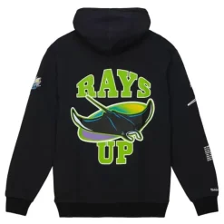 Apparel Mitchell & Ness Hoodies & Sweatshirts-Team Origins Fleece Hoody Tampa Bay Rays