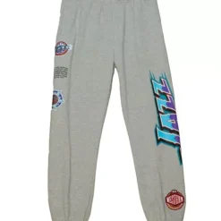 Apparel Mitchell & Ness Pants-Team Origins Fleece Pant Utah Jazz