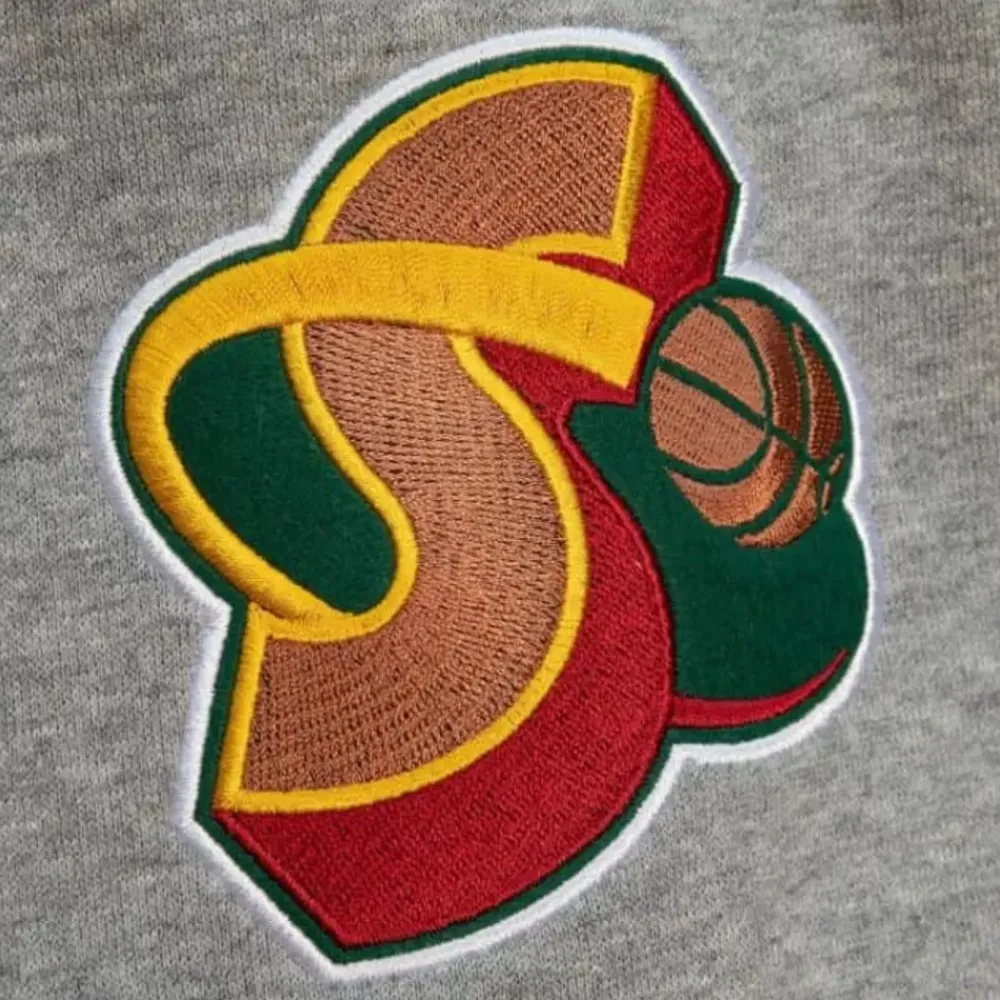 Apparel Mitchell & Ness Pants-Team Origins Fleece Pant Seattle Supersonics