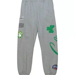 Apparel Mitchell & Ness Pants-Team Origins Fleece Pant Boston Celtics