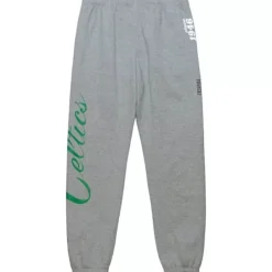 Apparel Mitchell & Ness Pants-Team Origins Fleece Pant Boston Celtics