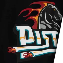 Apparel Mitchell & Ness Shorts-Team Origins Fleece Short Detroit Pistons