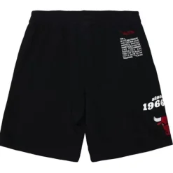 Apparel Mitchell & Ness Shorts-Team Origins Fleece Short Chicago Bulls