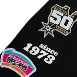 Apparel Mitchell & Ness Shorts-Team Origins Fleece Short San Antonio Spurs