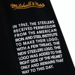 Apparel Mitchell & Ness Shorts-Team Origins Fleece Short Pittsburgh Steelers