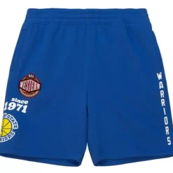 Apparel Mitchell & Ness Shorts-Team Origins Fleece Short Golden State Warriors