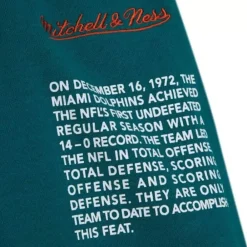 Apparel Mitchell & Ness Shorts-Team Origins Fleece Short Miami Dolphins