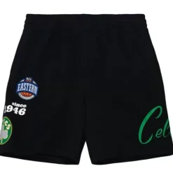 Apparel Mitchell & Ness Shorts-Team Origins Fleece Short Boston Celtics