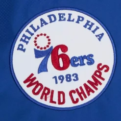 Apparel Mitchell & Ness Jackets & Outerwear-Team Origins Pullover Anorak Philadelphia 76Ers