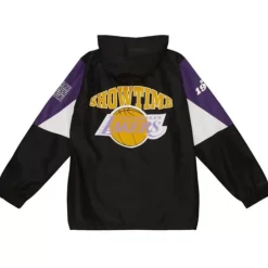 Apparel Mitchell & Ness Jackets & Outerwear-Team Origins Pullover Anorak Los Angeles Lakers
