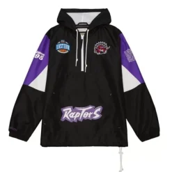 Apparel Mitchell & Ness Jackets & Outerwear-Team Origins Pullover Anorak Toronto Raptors
