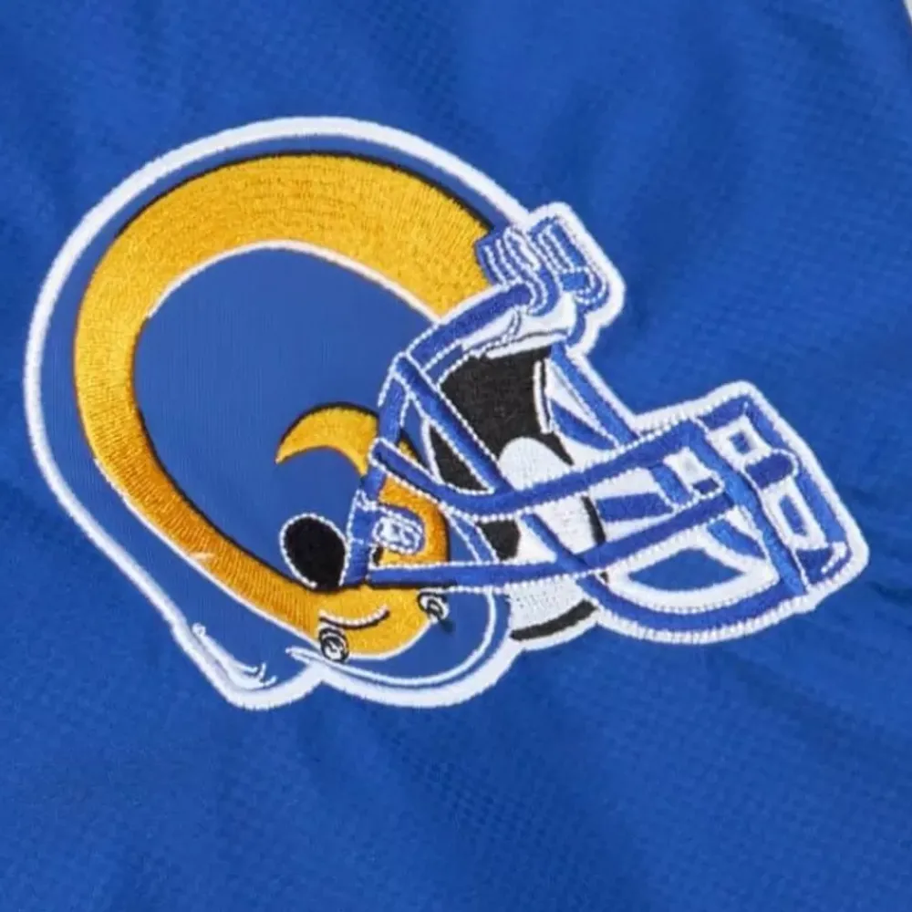 Apparel Mitchell & Ness Jackets & Outerwear-Team Origins Pullover Anorak Los Angeles Rams