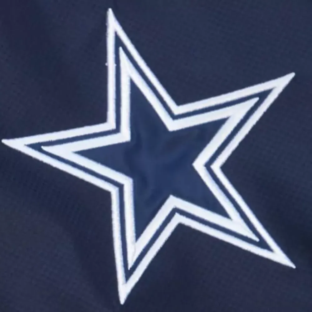 Apparel Mitchell & Ness Jackets & Outerwear-Team Origins Pullover Anorak Dallas Cowboys