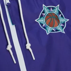 Apparel Mitchell & Ness Jackets & Outerwear-Team Origins Pullover Anorak Utah Jazz