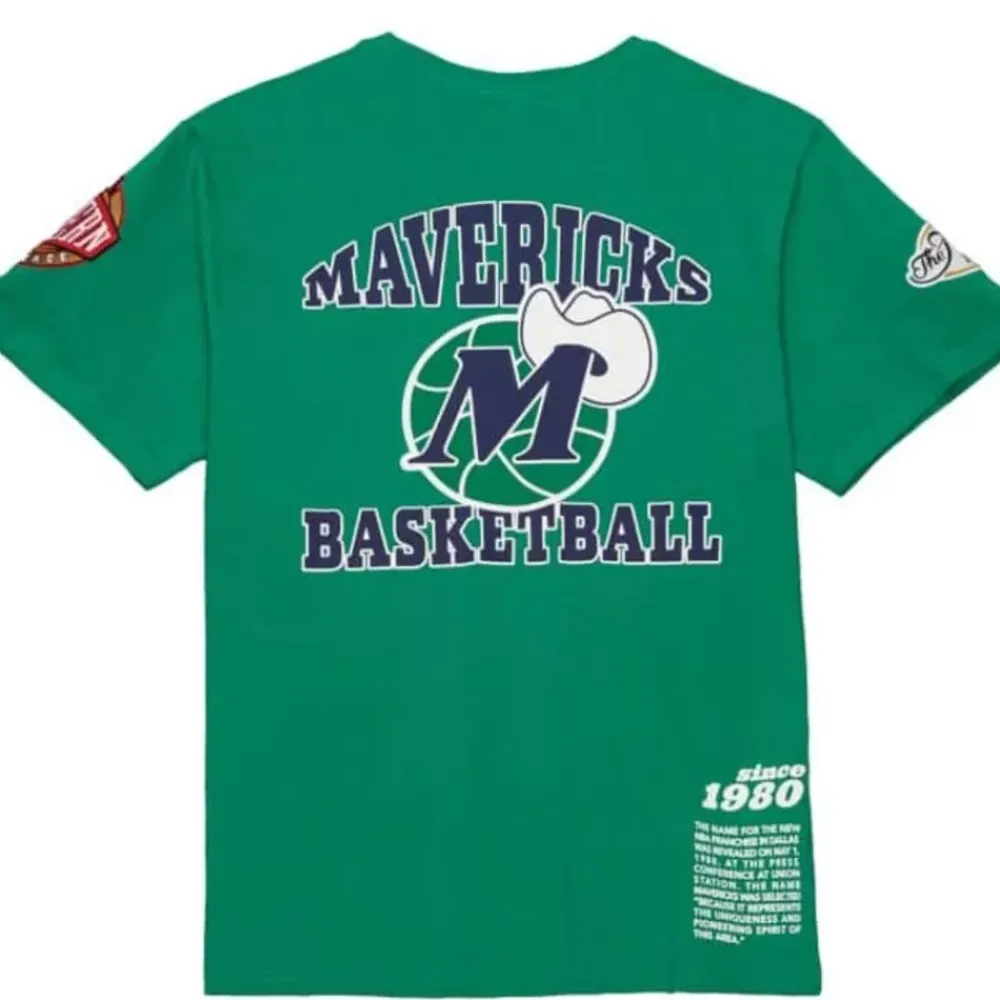 Apparel Mitchell & Ness T-Shirts & Tops-Team Origins S/S Top Dallas Mavericks