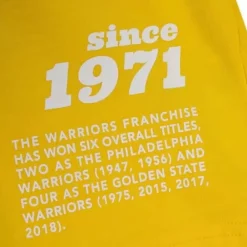 Apparel Mitchell & Ness T-Shirts & Tops-Team Origins S/S Top Golden State Warriors