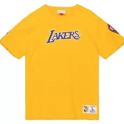 Apparel Mitchell & Ness T-Shirts & Tops-Team Origins S/S Top Los Angeles Lakers