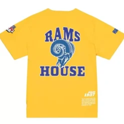 Apparel Mitchell & Ness T-Shirts & Tops-Team Origins S/S Top Los Angeles Rams