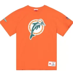 Apparel Mitchell & Ness T-Shirts & Tops-Team Origins S/S Top Miami Dolphins