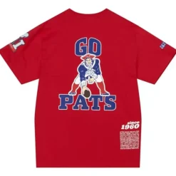 Apparel Mitchell & Ness T-Shirts & Tops-Team Origins S/S Top New England Patriots