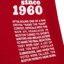 Apparel Mitchell & Ness T-Shirts & Tops-Team Origins S/S Top New England Patriots