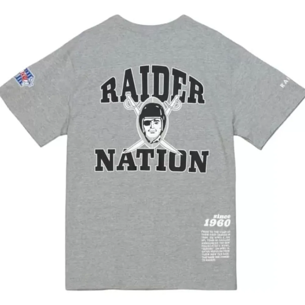 Apparel Mitchell & Ness T-Shirts & Tops-Team Origins S/S Top Oakland Raiders