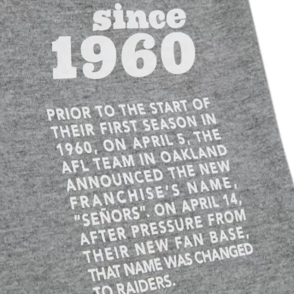 Apparel Mitchell & Ness T-Shirts & Tops-Team Origins S/S Top Oakland Raiders