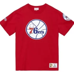 Apparel Mitchell & Ness T-Shirts & Tops-Team Origins S/S Top Philadelphia 76Ers