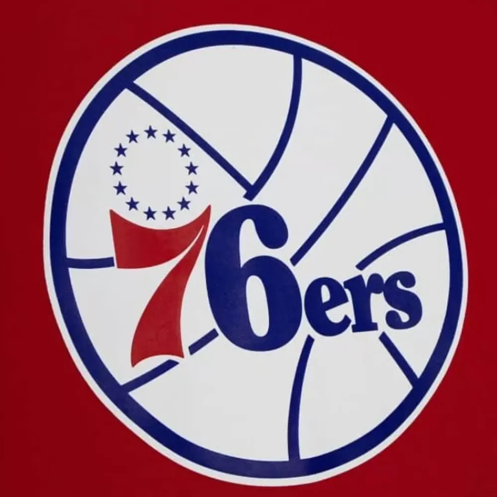 Apparel Mitchell & Ness T-Shirts & Tops-Team Origins S/S Top Philadelphia 76Ers
