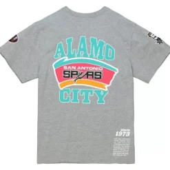 Apparel Mitchell & Ness T-Shirts & Tops-Team Origins S/S Top San Antonio Spurs